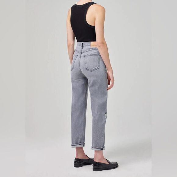 Citizens of Humanity Dylan Rolled Crop Slim Fit Jeans Size 28 SLEEPLESS - Picture 2 of 3